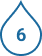 Icon of a water droplet- cosmos pumps
