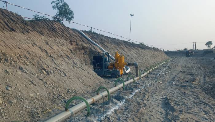 well point dewatering system