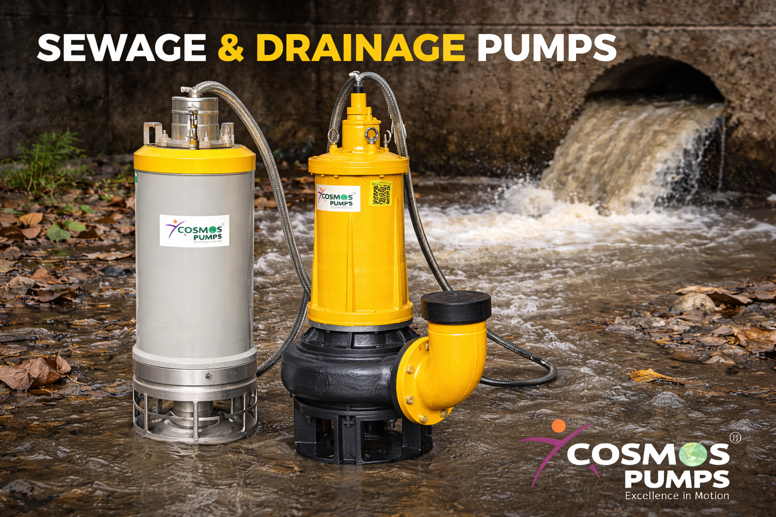 Sewage and Drainage Pumps - Cosmospumps