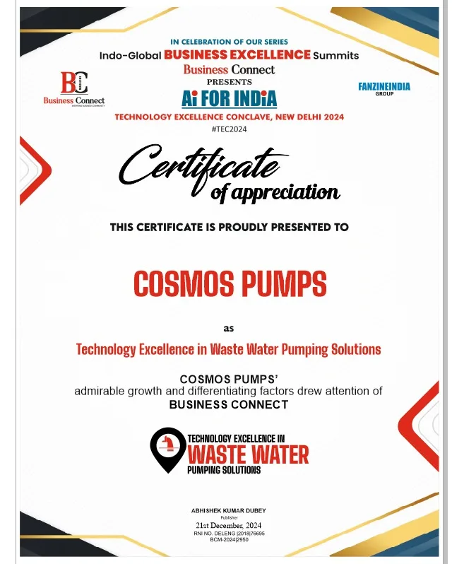 Certificate of Award