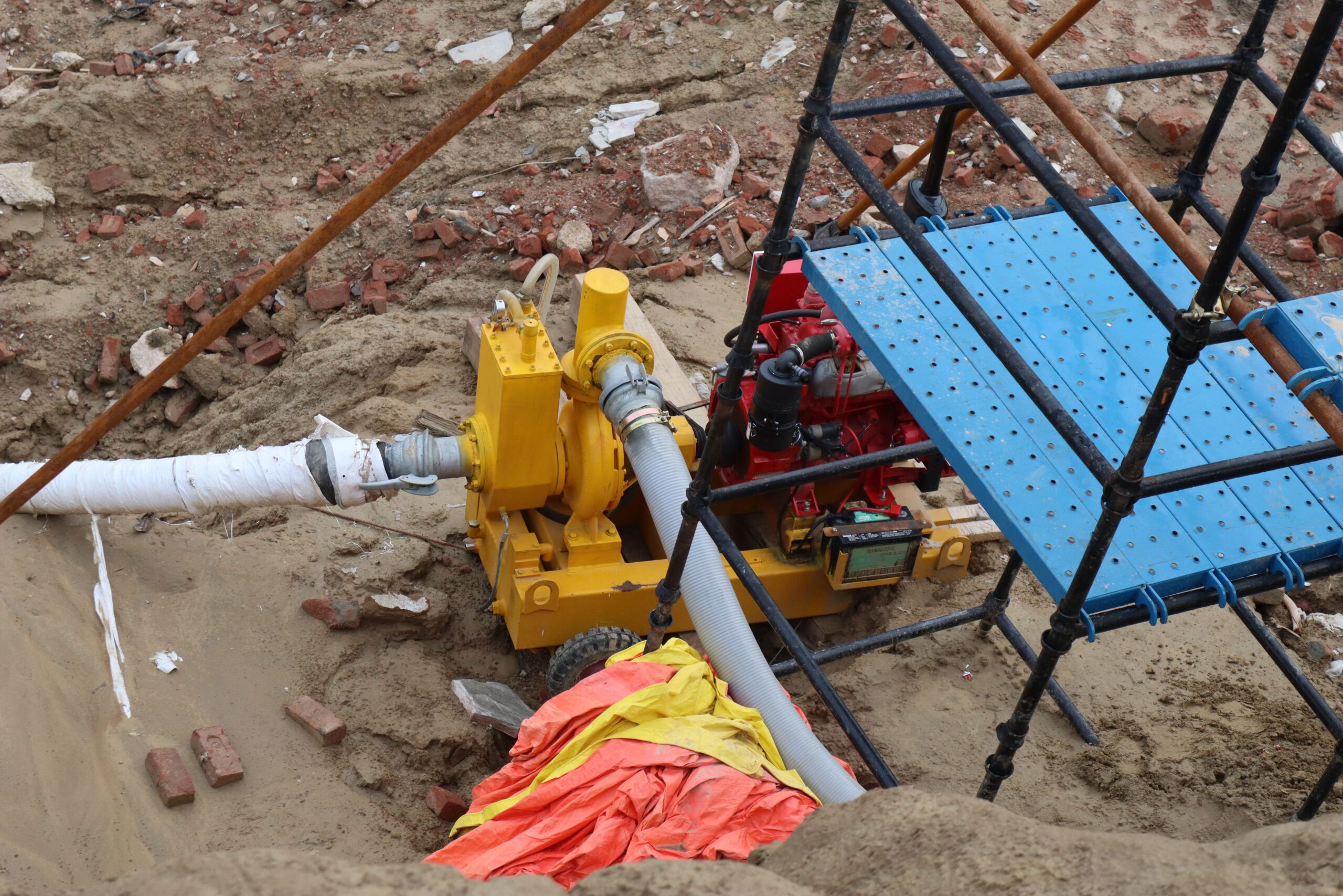 Vacuum Dewatering Systems on Construction Sites